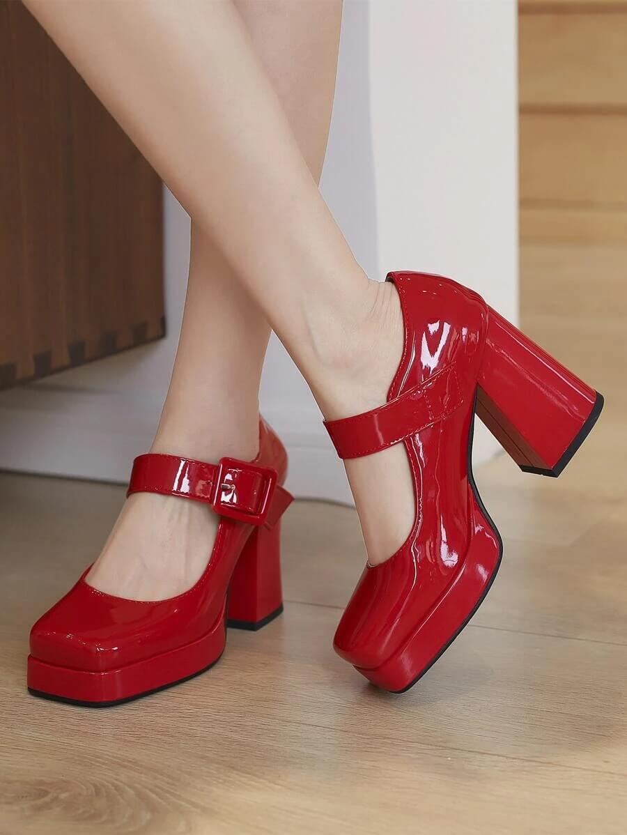 Tacones gruesos Tacones mary jane