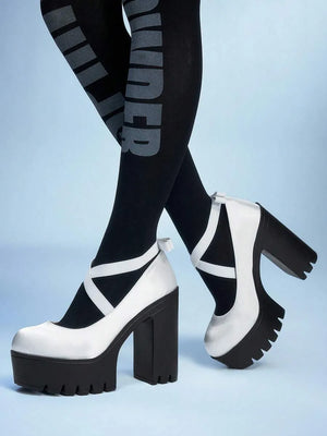 Zapatos de mujer de moda casual con tacón