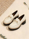 Mocasines de mujer albaricoque