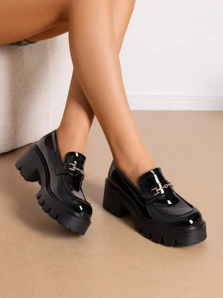 Mocasines de plataforma para mujer