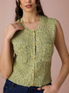 Chaleco de mujer tipo cardigan