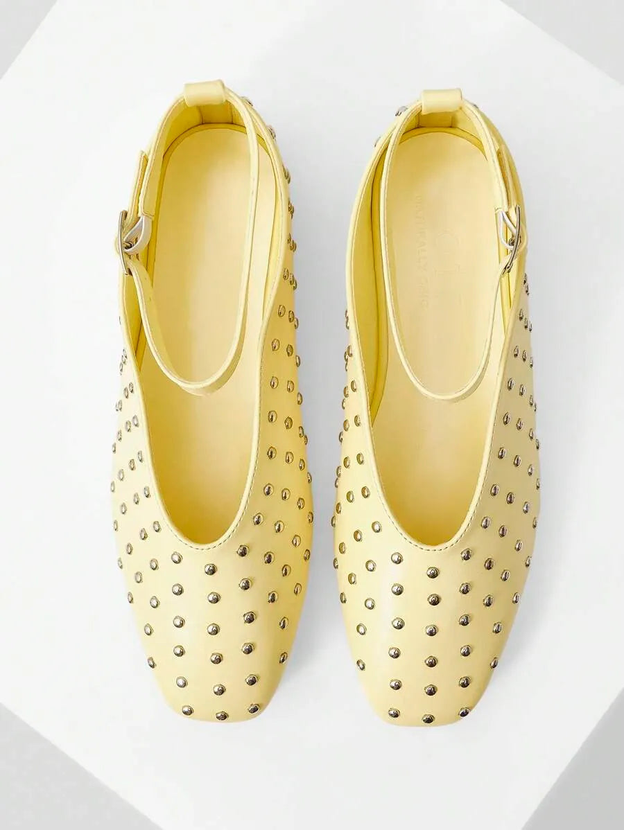 ZAPATOS PLANOS CON PUNTERA CUADRADA