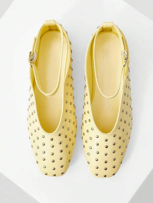 ZAPATOS PLANOS CON PUNTERA CUADRADA