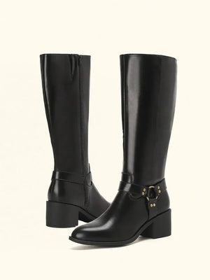 Botas vintage hasta la rodilla para mujer