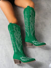 Botines de mujer con cuña, color liso