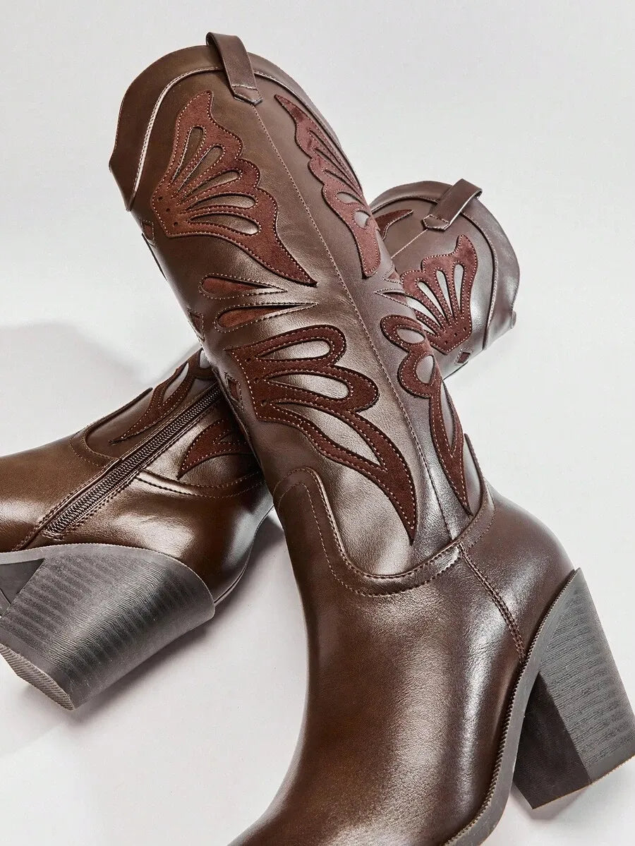 Botas vaqueras de media pantorrilla