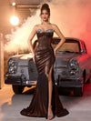 Vestido de punto con volantes