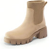 Botas Chelsea con elástico para mujer