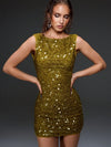 Vestido mini con lentejuelas