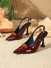 Tacones altos de punta fina para mujer