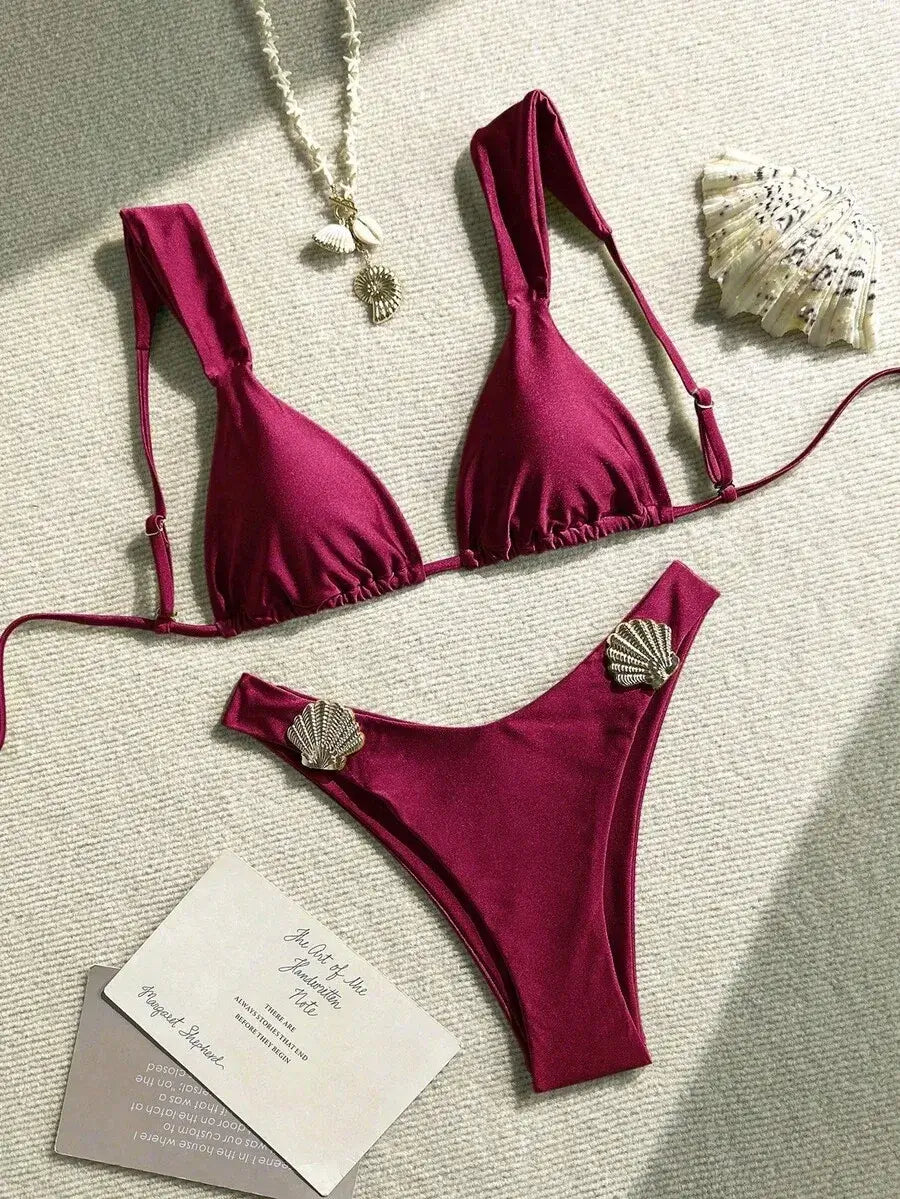 Set de 2 piezas de traje de baño sexy