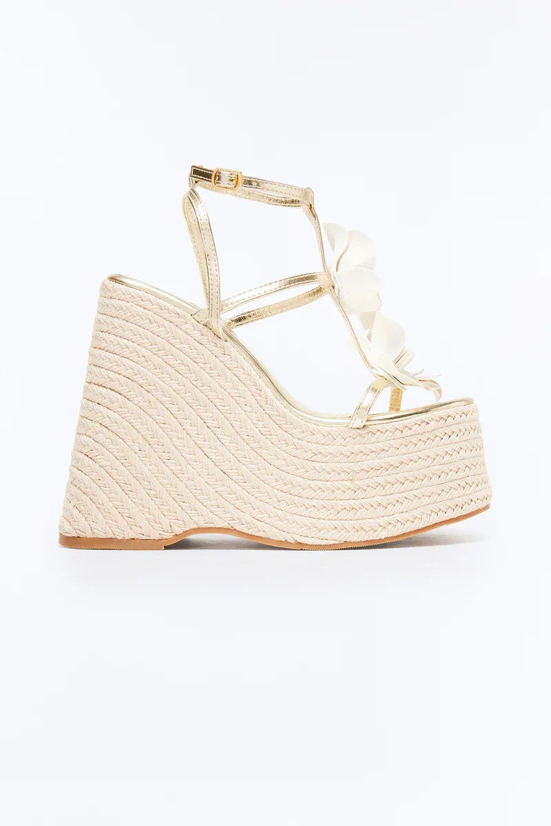 Plataforma alta diseño floral