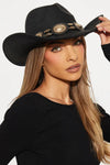 Cowboy Hat - Black/combo