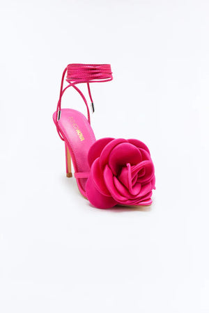 Sandalias flor 3d