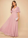 Vestido dama de honor rosa