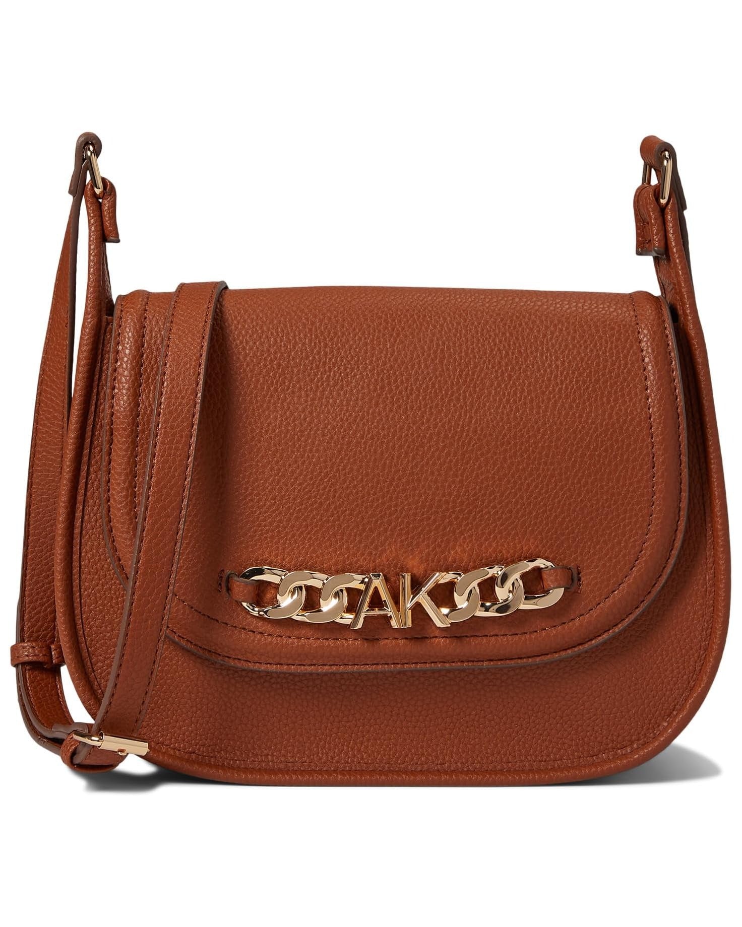 Anne Klein Large Flap Hobo w/ Chunky AK Chain