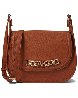 Anne Klein Large Flap Hobo w/ Chunky AK Chain