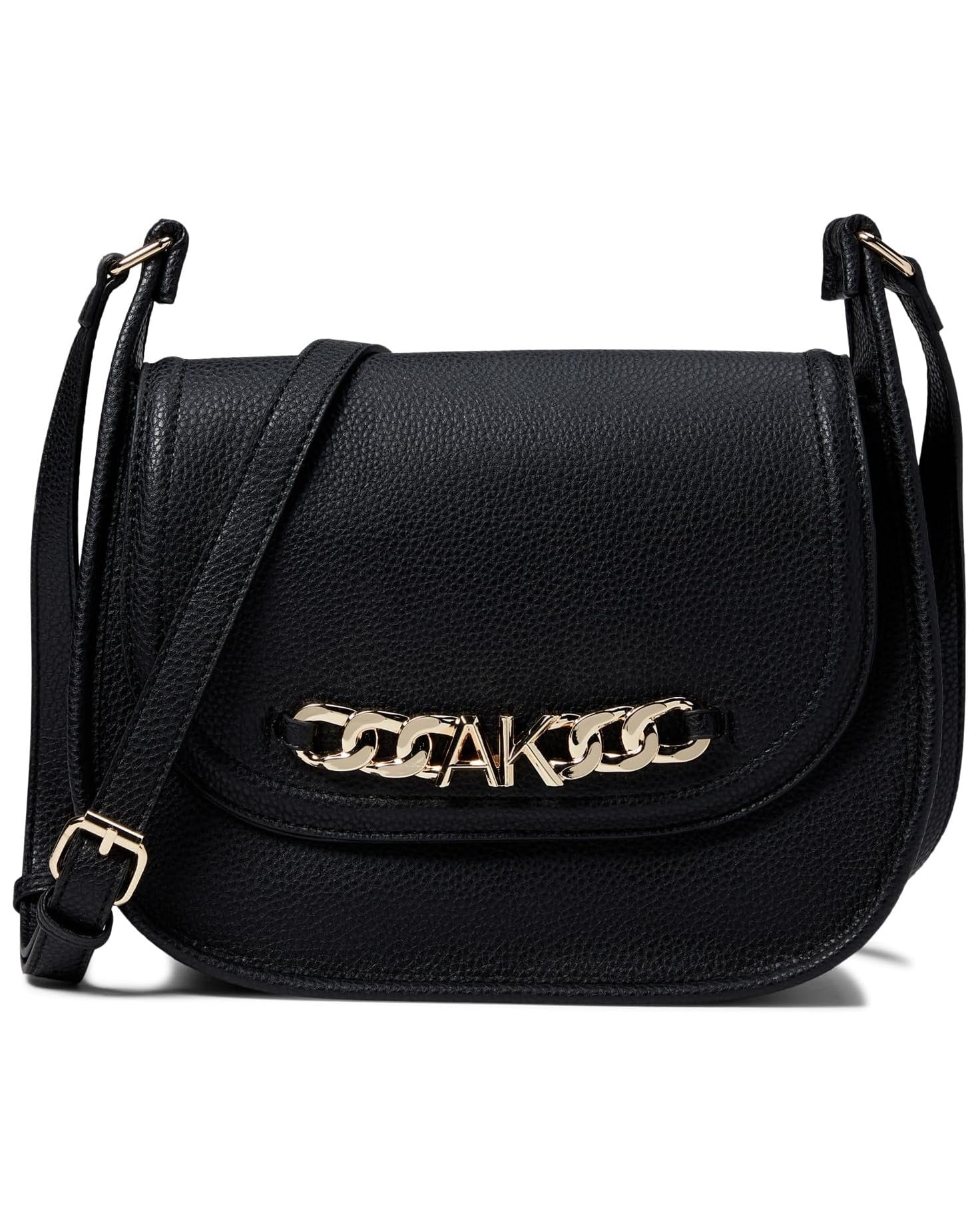 Anne Klein Large Flap Hobo w/ Chunky AK Chain