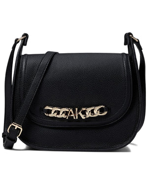 Anne Klein Large Flap Hobo w/ Chunky AK Chain