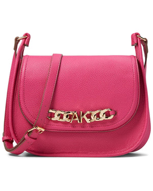 Anne Klein Large Flap Hobo w/ Chunky AK Chain
