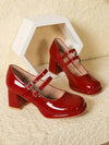 Zapatos de tacón alto de estilo retro