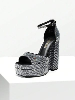 Sandalias de tacón para mujer Diamante