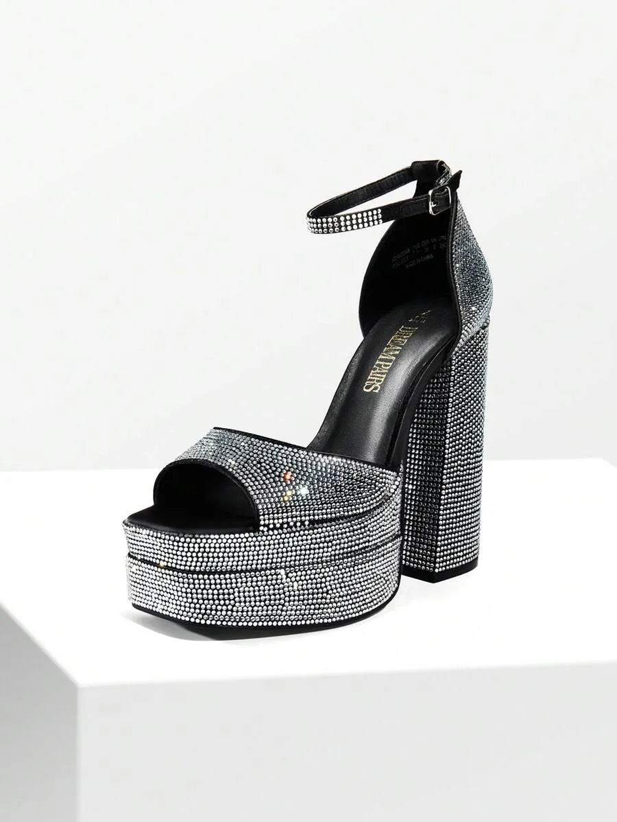 Sandalias de tacón para mujer Diamante