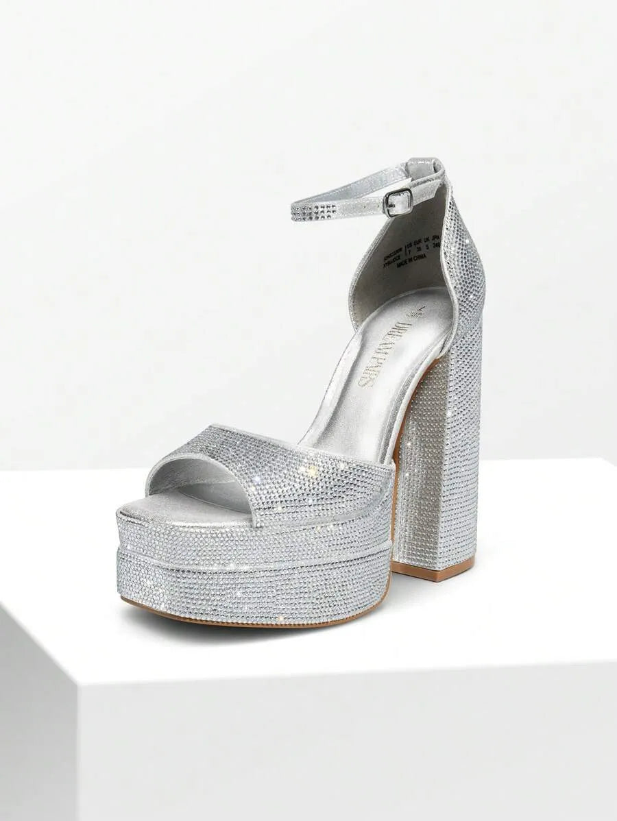 Sandalias de tacón para mujer Diamante