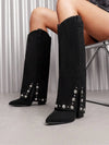 Botas vaqueras de mujer con puntera