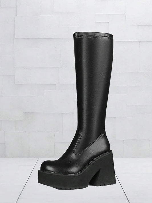 Botas de plataforma de moda para mujer