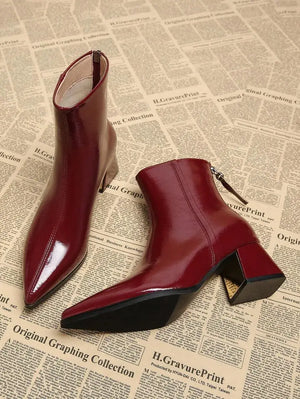 Botines de mujer de punta