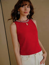 Blusa de tirantes con detalle cuello