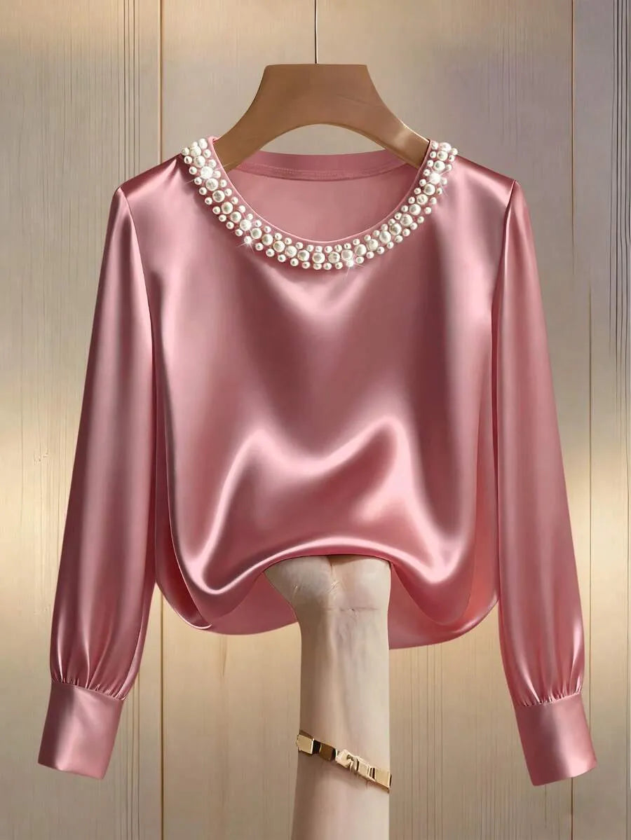 Camiseta de manga larga con cuello