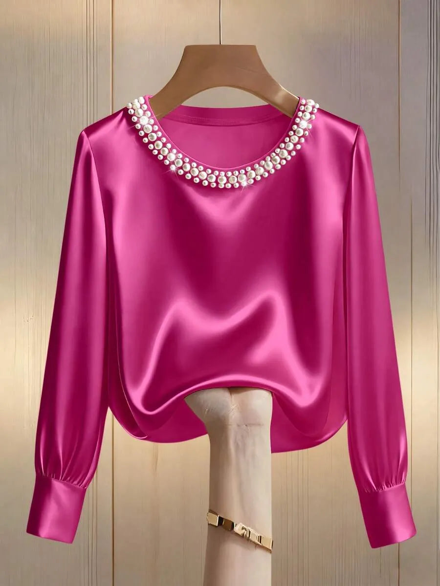 Camiseta de manga larga con cuello