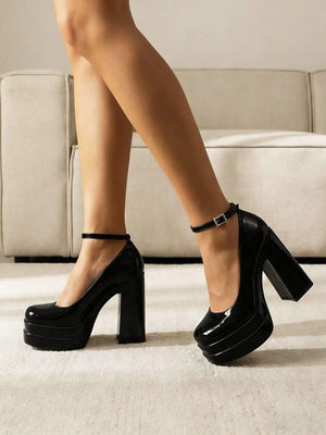 Tacones altos de plataforma para mujer