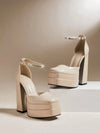 Tacones de plataforma doble