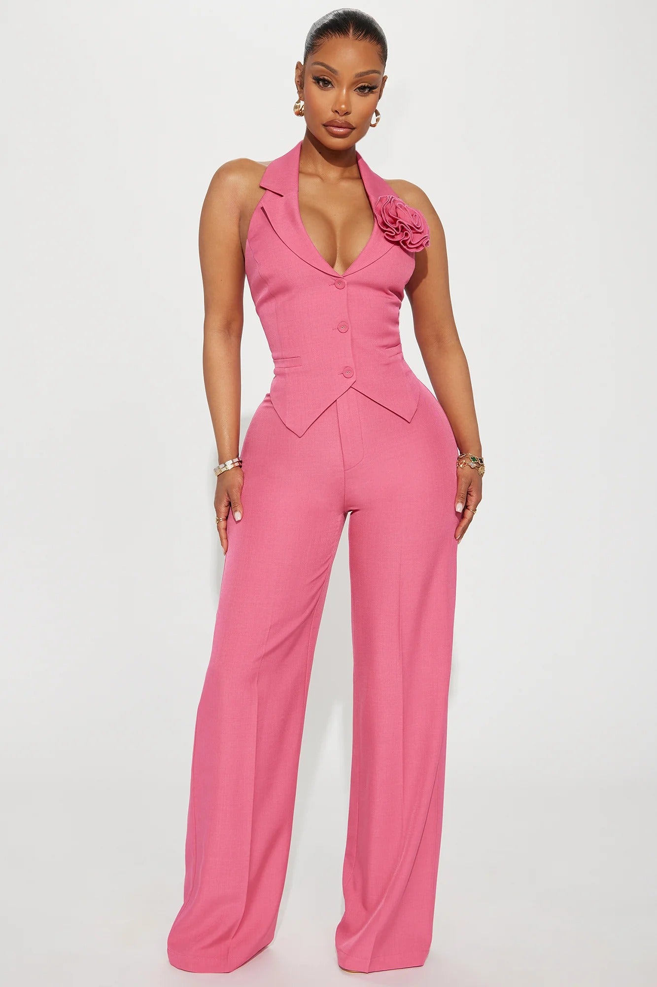 Conjunto chaleco y pantalones