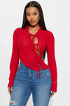 Blusa Kaitlyn Asymmetrical Chiffon