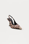 Zapato de tacon leopardo