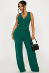 Conjunto chaleco y pantalones