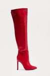 Botas altas rojo