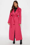 Gabardina fucsia