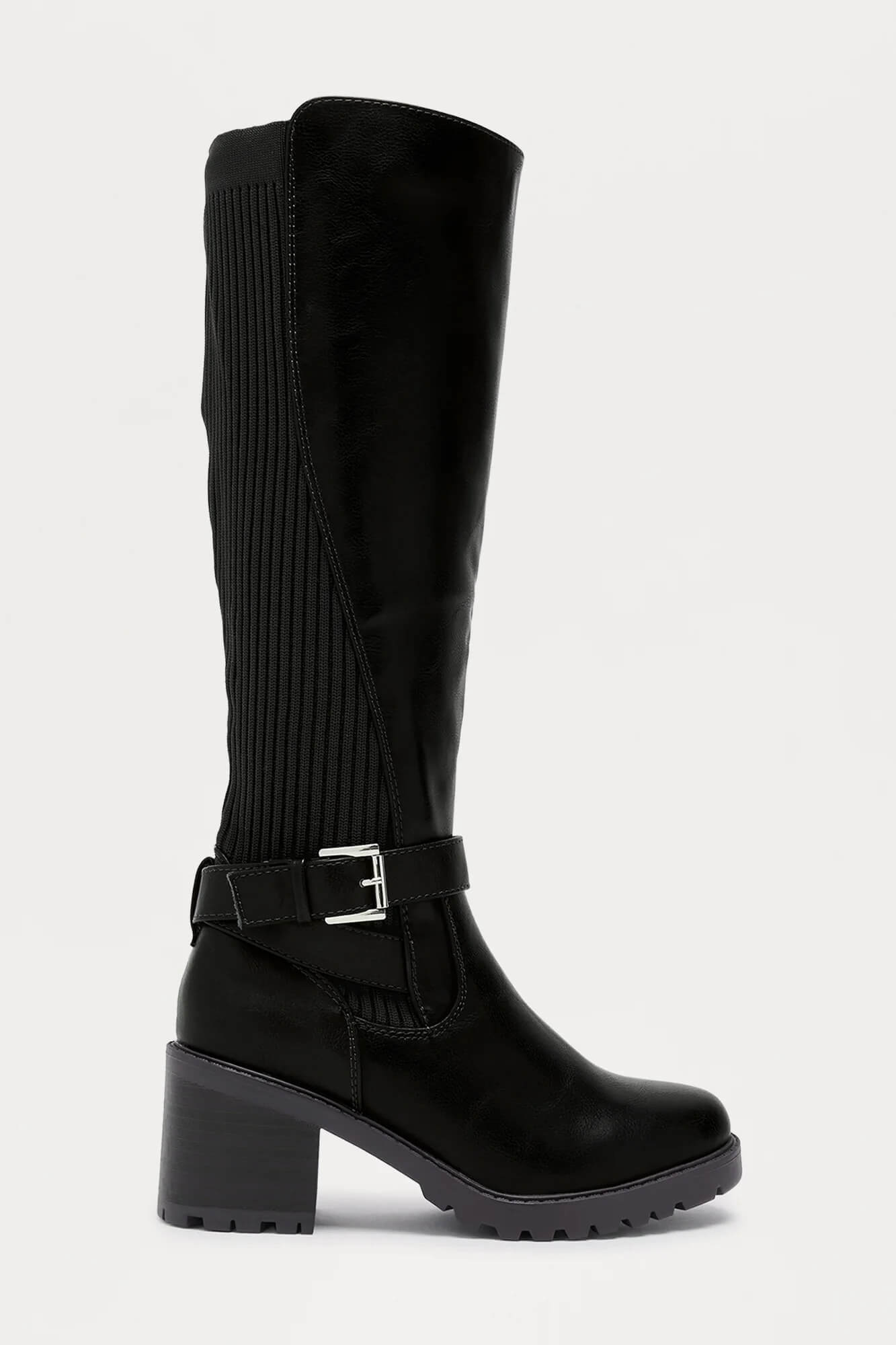Botas de tacon cuadrado