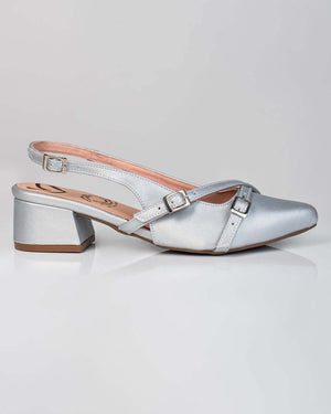 Zapato tacón bajo