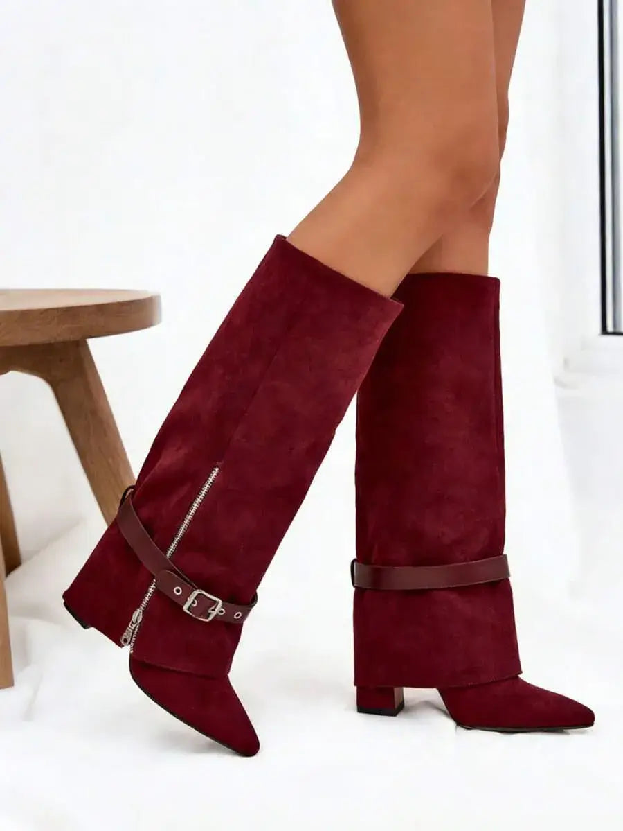 Botas de mujer con puntera puntiaguda