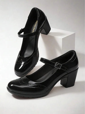Zapatos mary jane confort oficina