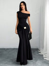 Vestido estirado elegante y sexy de estilo gótico