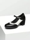 Zapatos mary jane bicolor