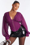Top Corset Chifon