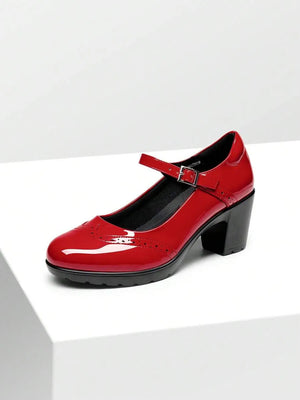 Zapatos mary jane confort oficina